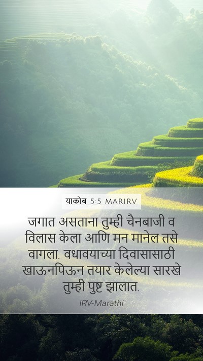याकोब 5:5 MARIRV Bible Verse Image