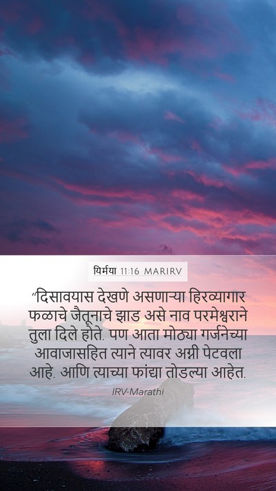 यिर्मया 11:16 MARIRV Bible Verse Image