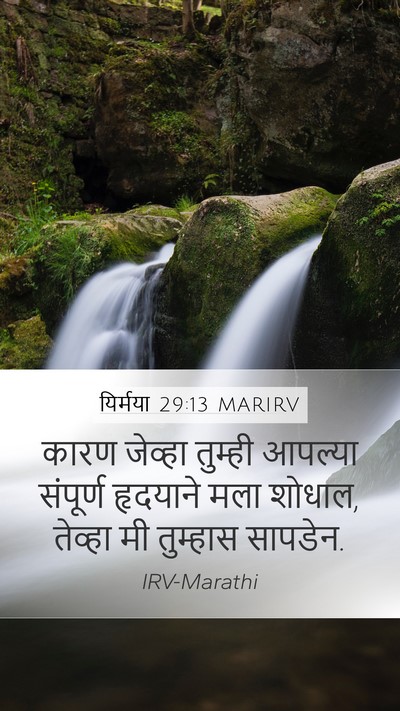 यिर्मया 29:13 MARIRV Bible Verse Image