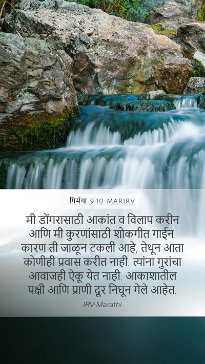 यिर्मया 9:10 MARIRV Bible Verse Image