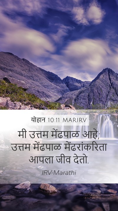 योहान 10:11 MARIRV Bible Verse Image