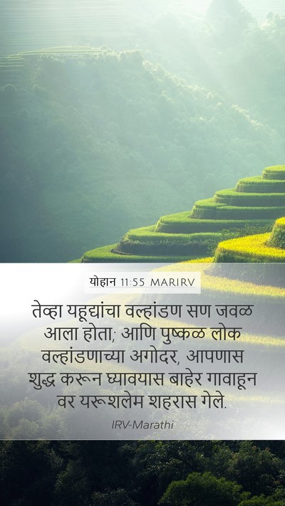 योहान 11:55 MARIRV Bible Verse Image