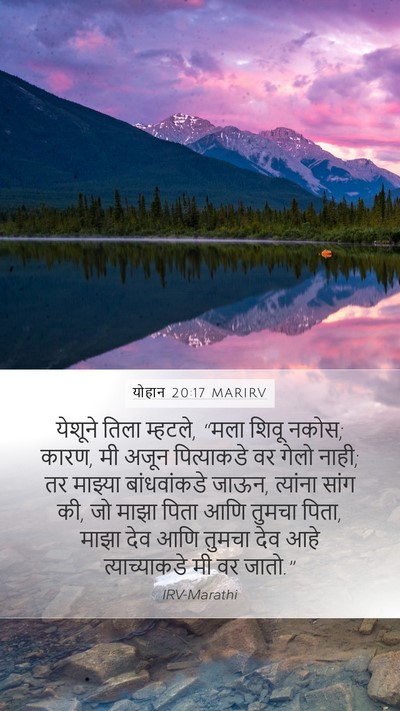 योहान 20:17 MARIRV Bible Verse Image