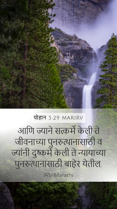 योहान 5:29 MARIRV Bible Verse Image