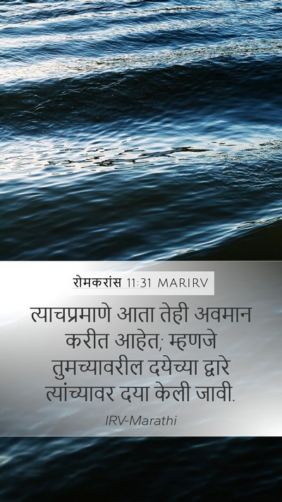 रोमकरांस 11:31 MARIRV Bible Verse Image