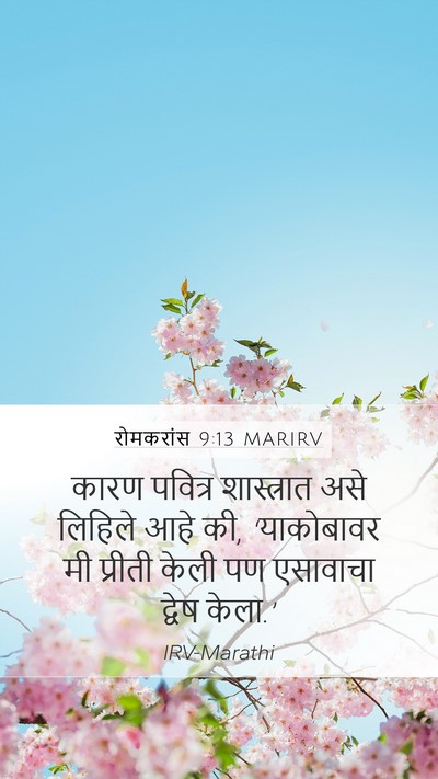 रोमकरांस 9:13 MARIRV Bible Verse Image