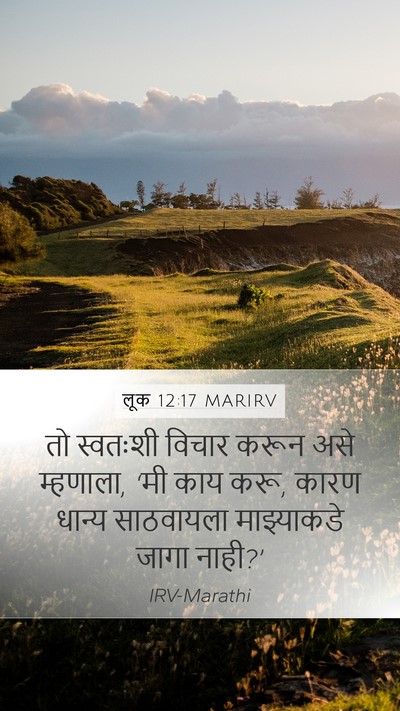 लूक 12:17 MARIRV Bible Verse Image