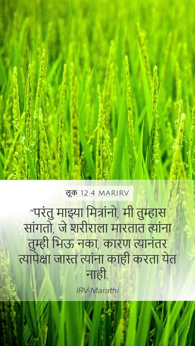 लूक 12:4 MARIRV Bible Verse Image