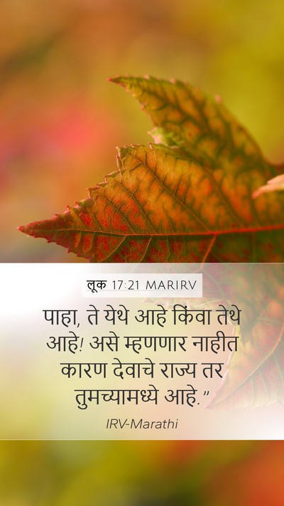 लूक 17:21 MARIRV Bible Verse Image