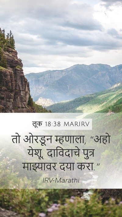 लूक 18:38 MARIRV Bible Verse Image