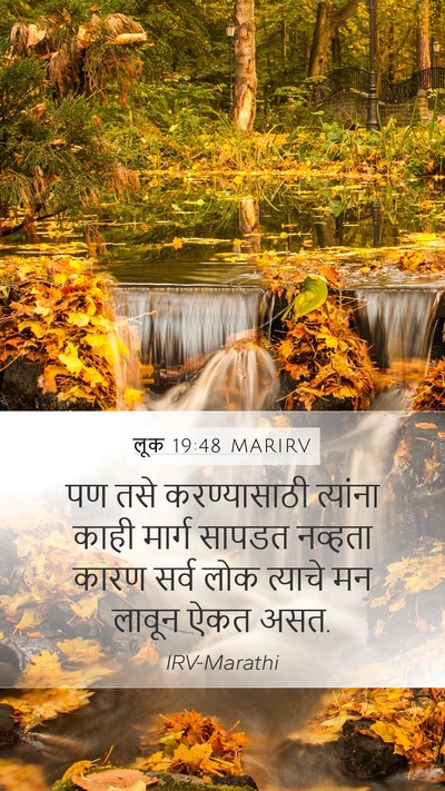 लूक 19:48 MARIRV Bible Verse Image