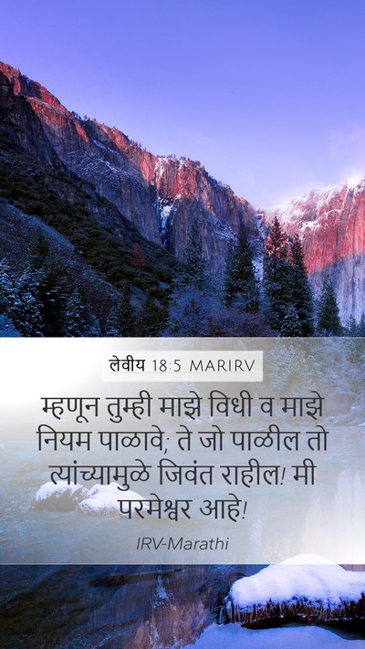 लेवीय 18:5 MARIRV Bible Verse Image