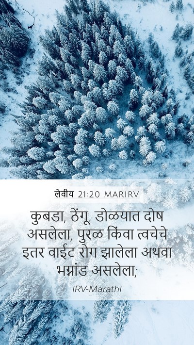 लेवीय 21:20 MARIRV Bible Verse Image