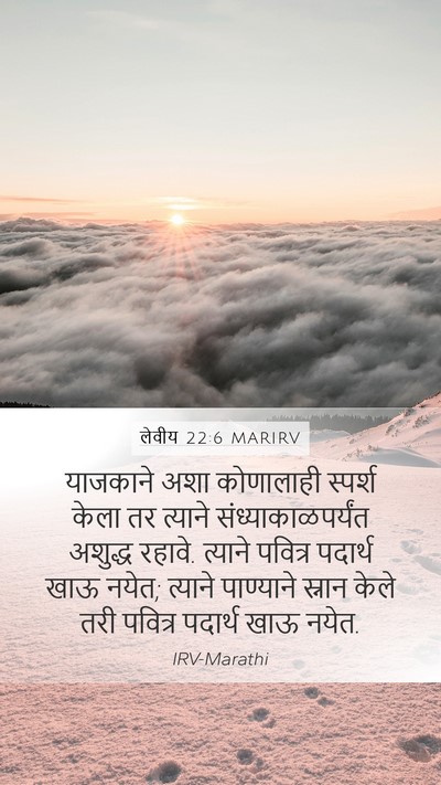 लेवीय 22:6 MARIRV Bible Verse Image