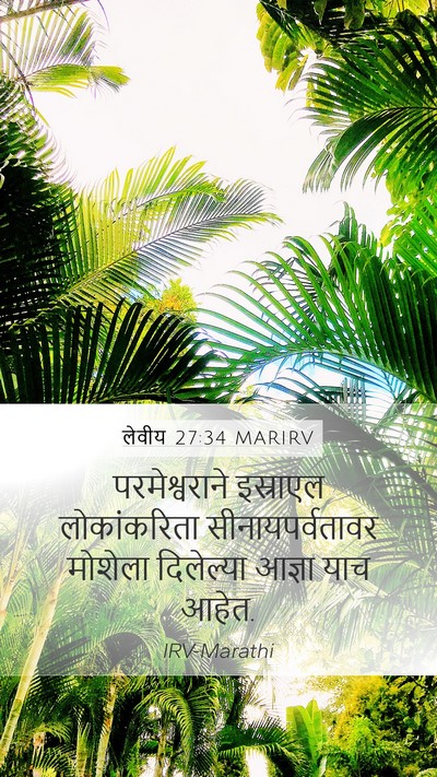 लेवीय 27:34 MARIRV Bible Verse Image
