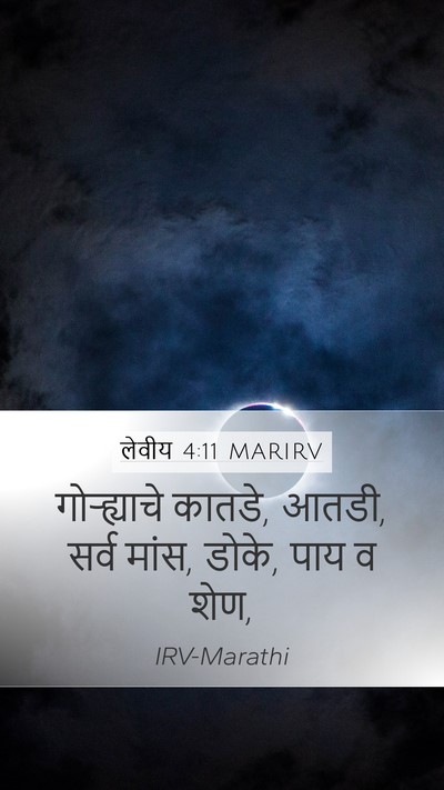 लेवीय 4:11 MARIRV Bible Verse Image