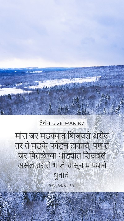 लेवीय 6:28 MARIRV Bible Verse Image