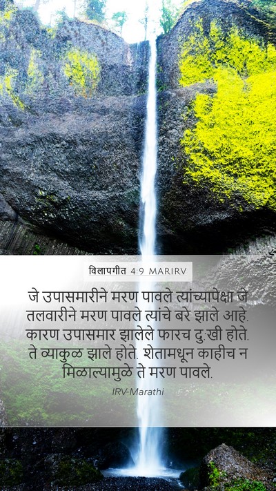 विलापगीत 4:9 MARIRV Bible Verse Image