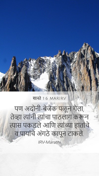 शास्ते 1:6 MARIRV Bible Verse Image