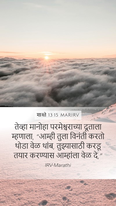 शास्ते 13:15 MARIRV Bible Verse Image