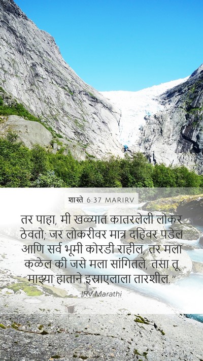 शास्ते 6:37 MARIRV Bible Verse Image