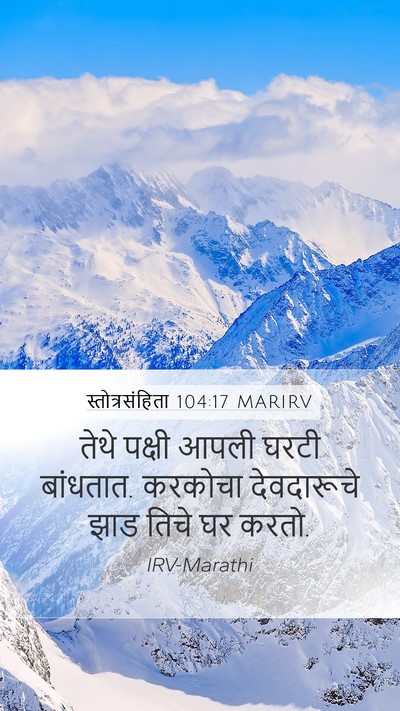 स्तोत्रसंहिता 104:17 MARIRV Bible Verse Image