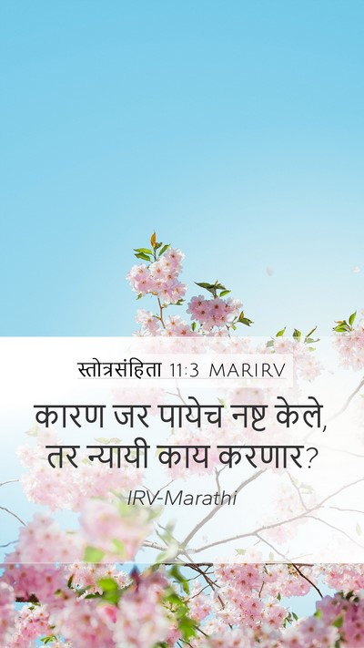 स्तोत्रसंहिता 11:3 MARIRV Bible Verse Image