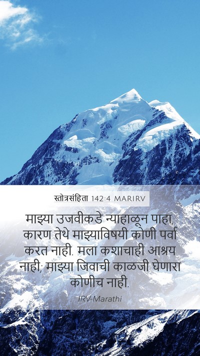 स्तोत्रसंहिता 142:4 MARIRV Bible Verse Image