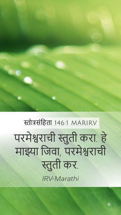 स्तोत्रसंहिता 146:1 MARIRV Bible Verse Image