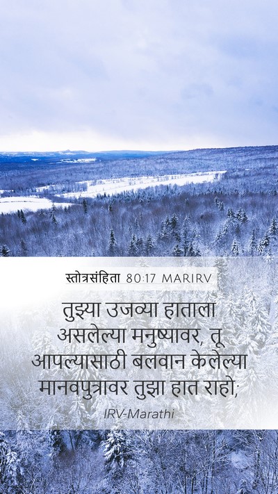 स्तोत्रसंहिता 80:17 MARIRV Bible Verse Image