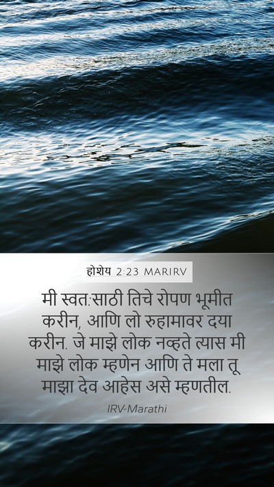 होशेय 2:23 MARIRV Bible Verse Image