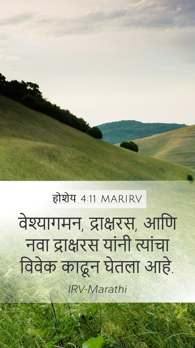 होशेय 4:11 MARIRV Bible Verse Image