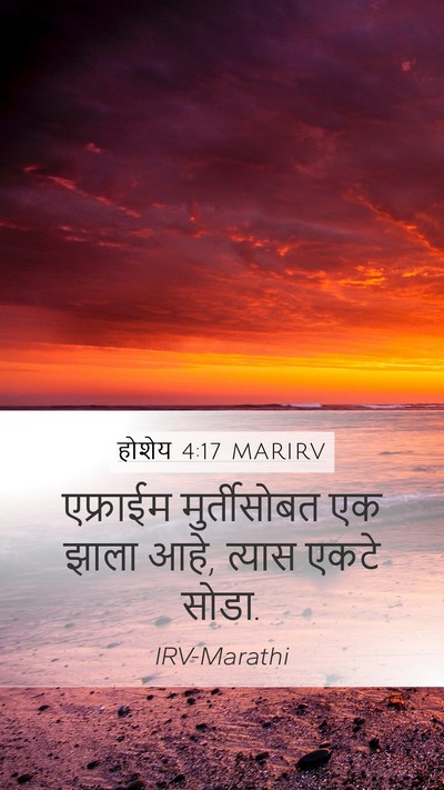 होशेय 4:17 MARIRV Bible Verse Image